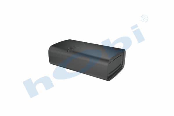 MN 200 Lt. Fuel Tank, Steel, H:350 W:615 L:1050 Black (RAL9005)