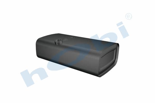 MN 200 Lt. Fuel Tank, Steel, H:350 W:615 L:1050 Black (RAL9005)