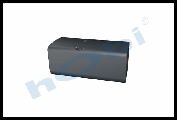 SC 595 Lt. Fuel Tank, Steel, H:670 W:700 L:1515 Grey (RAL7016)