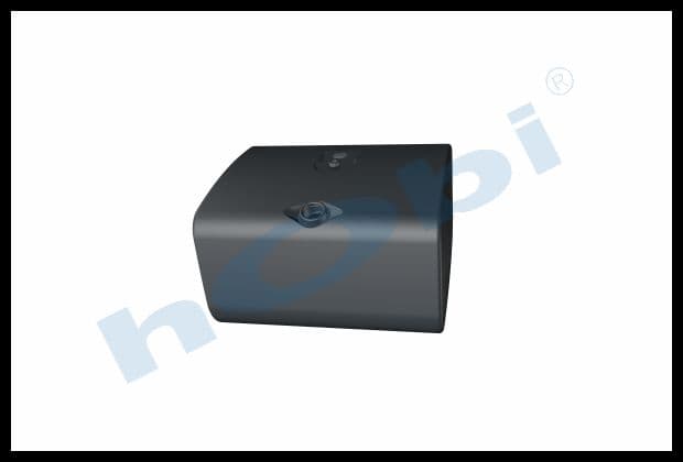 SC 250 Lt. Fuel Tank, Steel, H:505 W:700 L:820 Grey (RAL7016)