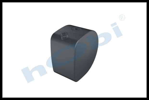 VL 165 Lt. Fuel Tank, Steel, H:710 W:689 L:430 Grey (RAL7016)
