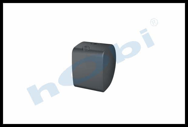 VL 205 Lt. Fuel Tank, Steel, H:710 W:689 L:530 Grey (RAL7016)