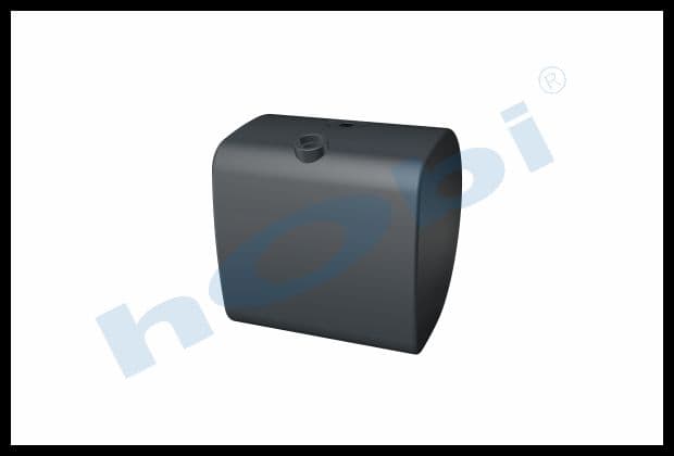 VL 280 Lt. Fuel Tank, Steel, H:710 W:689 L:715 Grey (RAL7016)