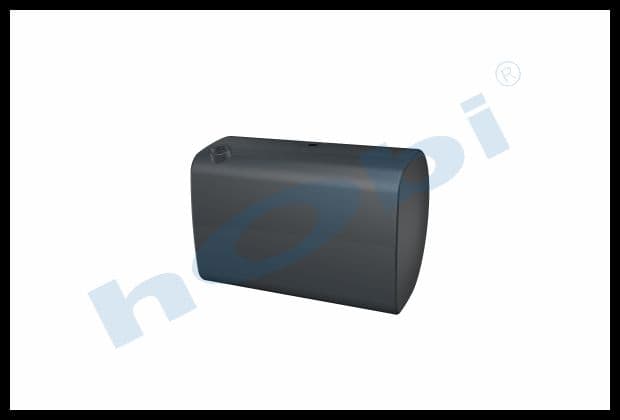 VL 400 Lt. Fuel Tank, Steel, H:710 W:689 L:1030 Grey (RAL7016)