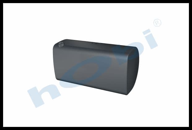 VL 530 Lt. Fuel Tank, Steel, H:710 W:689 L:1330 Grey (RAL7016)