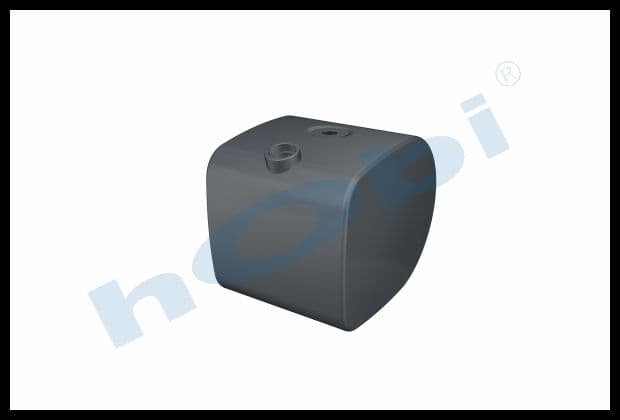 VL 155 Lt. Fuel Tank, Steel, H:560 W:676 L:530 Grey (RAL7016)