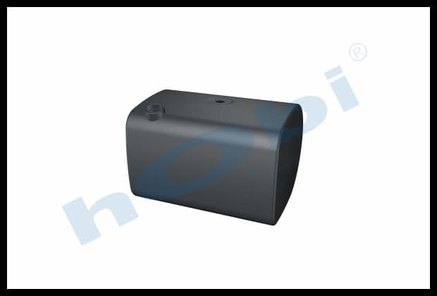 VL 250 Lt. Fuel Tank, Steel, H:560 W:676 L:830 Grey (RAL7016)