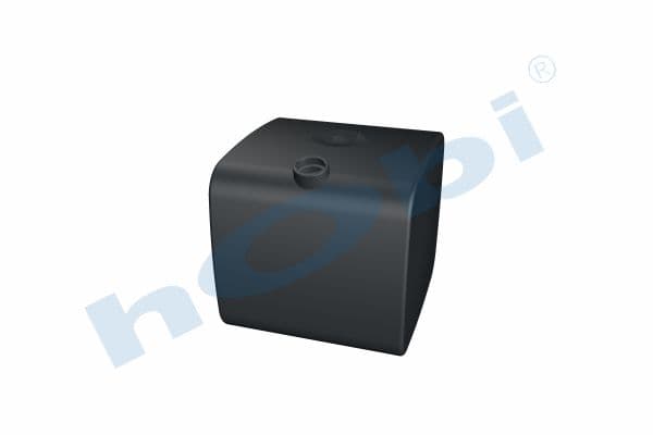 DF 240 Lt. Fuel Tank, Steel, H:620 W:675 L:650 Grey (RAL7016)