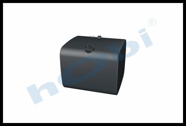 TT 220 Lt. Fuel Tank, Steel, H:560 W:640 L:700 Black (RAL9005)