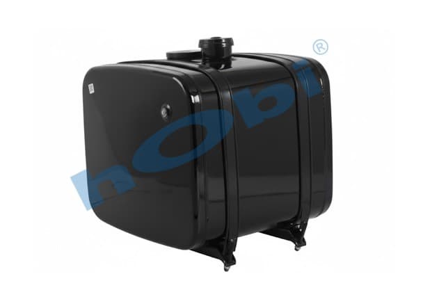 UN 200 Lt. Hydraulic Oil Tank, Steel, Side Valve, H:300 W:660 L:550 Black