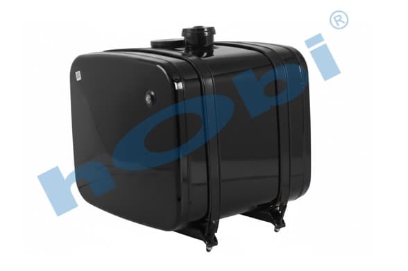 UN 128 Lt. Hydraulic Oil Tank, Steel, Top Valve, KIT, H:560 W:640 L:400 Black