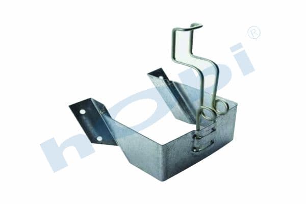 Wheel Chock Clamp, W:220 L:180 H:265 Dkp, Galvanized Coating,
