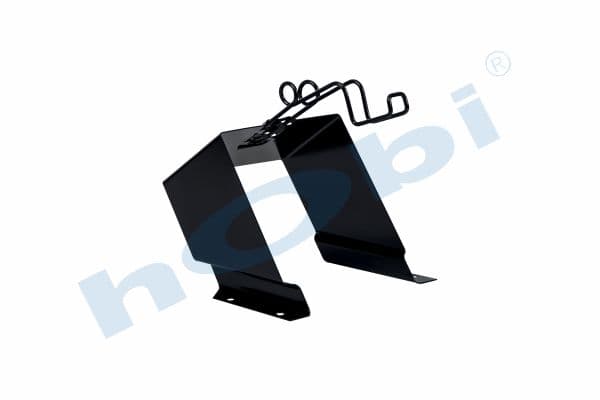 Wheel Chock Clamp, W:250 L:300 H:296 Dkp, Black,